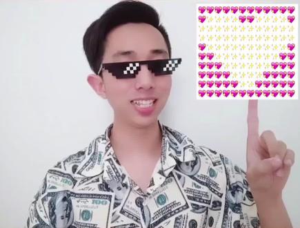 给你爱的人发个小爱心吧~ #输入法 #用表情打出爱心