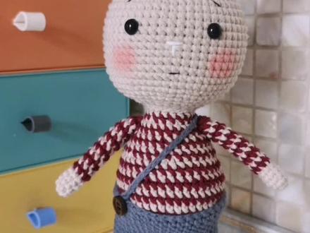 南瓜🎃兔纸🐰,图解在后面#钩针玩偶 #手工