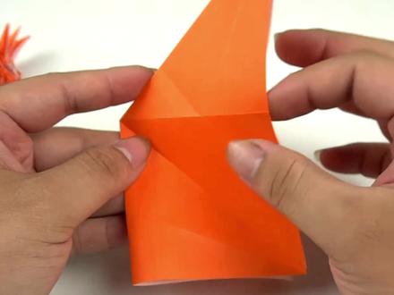 简单好看的折纸九尾狐视频教程,喜欢的话就折一个吧!