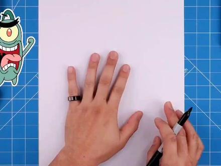 手残党也能学会的痞老板简笔画来啦! #零基础学画画 #一学就会的简笔画 #儿童画教程 #跟着抖音学画画