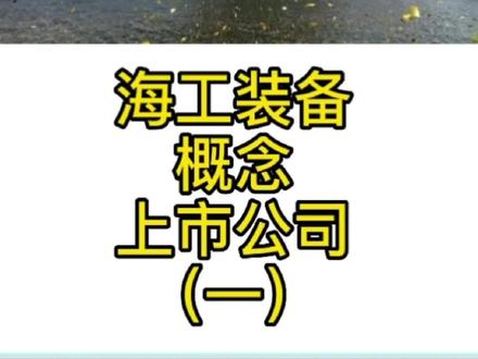 海工装备概念上市公司(一)#财经 #干货分享 #海工装备#国产航母 #航母 #热点 #003号
