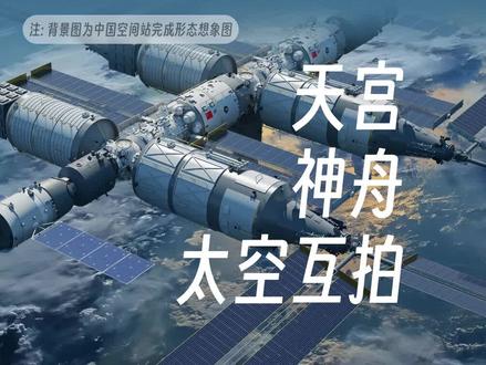 首次公布!天宫神舟太空互拍!