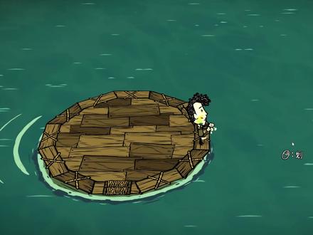 饥荒联机版:如何划船才能不让自己一身水呢? #饥荒