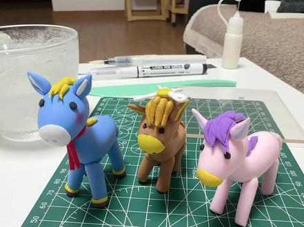 做个小马玩儿 #粘土