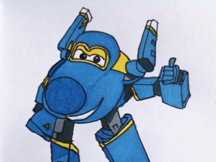 #创作灵感 超级飞侠-酷飞#画画 #动画 #超级飞侠 #二次元