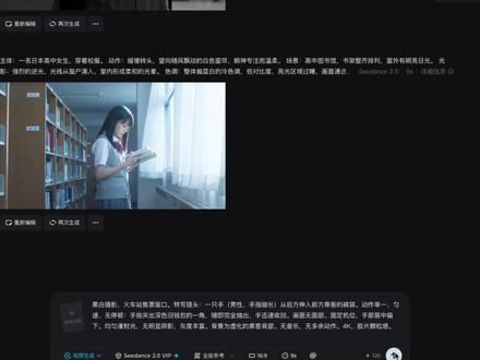 给大家测试了一下即梦Seedance 2.0 VIP 前段时间没怎么花积分,索性今天练提示词的时候,就胡乱测试了几条,希望能多少帮到大家一些,但由于水平实在有限,如果当不了参考,就当看个乐吧。#即梦 #seedance #ai视频制作 #seedance20