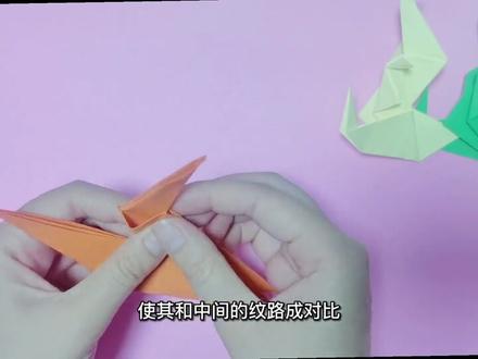 动物折纸教程21:动手来做一只可爱的小袋鼠吧!慢动作教学,真好