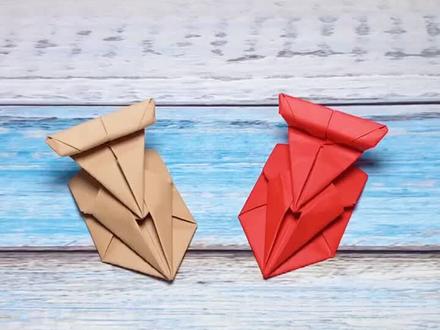 用A4纸折一辆桌面赛车,和孩子比一比,看谁跑的远!#知识创作人