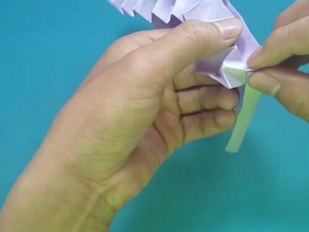 纸魔球折纸视频教程3,学会的扣3,我准备下一段#折纸 #手工