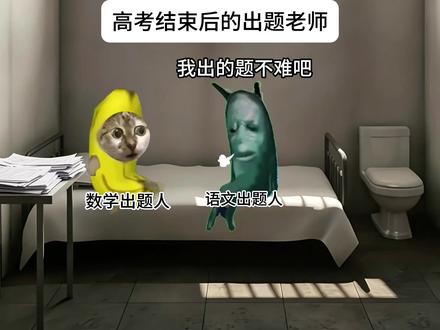 高考结束后的出题老师 #猫meme #高考数学 #高考 #搞笑