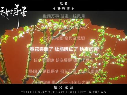 “你若真心要强 瞎了又何妨”
#重生之女将星 #Winky诗 #赵景旭 #春将谢Winky诗#Winky诗新专辑春生