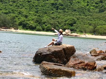 #桔钓沙 #东家湾沙滩 #深圳 周未没有事可以约上三五好友去露营不镇的地方