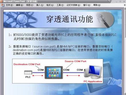威伦触摸屏 视频教程(超清) 23讲 穿透通讯功能视频教程_EB8000