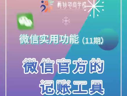 微信办公实用功能11期——微信官方的进账功能