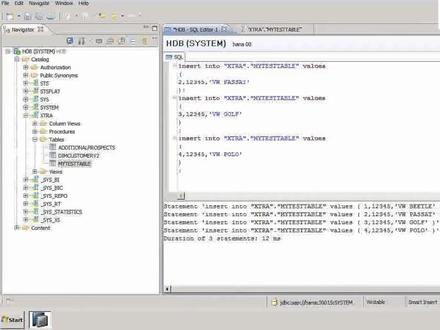 HANA insert 操作#sapb1 #sap #sap加快数字化转型 #hana #代码