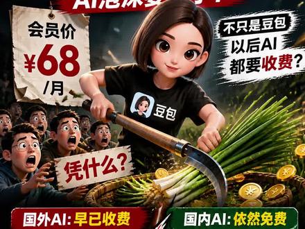 豆包收费?是割韭菜,还是免费时代jieshu #ai #人工智能 #豆包收费 #豆包 #上热门
