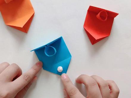 简单详细折纸教程投篮机#简单易学的折纸教程 #亲子手工 #简单易学 #折纸教程