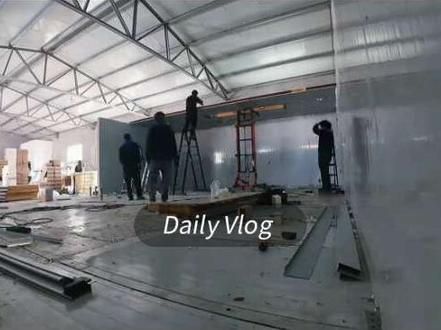 #上热门 潍坊坊子区冷藏库与冷冻库安装,分享一下安装过程,不管您是需要冷藏库还是冷冻库,全新冷库还是二手冷库,说出您的尺寸与要求,剩下的交给我#施工现场实拍 #记录施工现场 #冷库安装#冷库