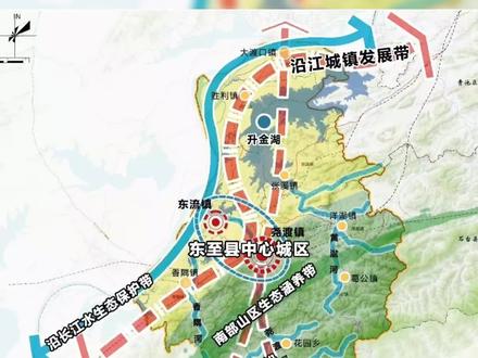 #东至县#东至县大渡口镇#大渡口镇#未来规划 近景2035远景2050东至县国土资源总体规划第二弹之2总体格局