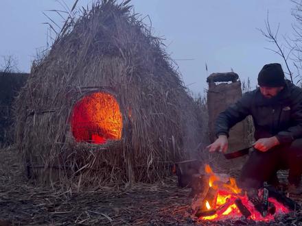 一口气看完荒野建造完整版 #荒野建造#野外建造#庇护所建造#荒野搭建#户外