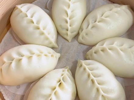 最简单的包子包法! #麦穗包子 #柳叶包