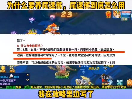 为什么要洗熊,熊怎么打造,平时怎么用,一个视频说清楚#神武4手游 #手游推荐 #游戏日常分享 #回合制游戏 #梦幻西游