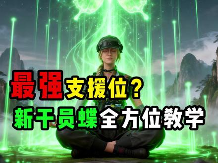 新干员蝶全方位教学~#三角洲行动 #三角洲 #蝶