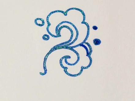 教你画一朵小浪花🌊#简笔画 #画画 @抖音小助手