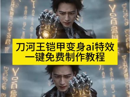 吞噬星空刀河王ai变身特效制作教程来啦 #AI分身戏精大赛 #我的AI分身杀疯了 吞噬星空ai #即梦seedance2.0教程 #罗峰 #我为宇宙 劫甲 吞噬星空劫甲ai 吞噬星空劫甲ai制作 劫甲ai生成 刀河王变身 刀河王变身ai 劫甲ai生成指令 吞噬星空劫甲特效