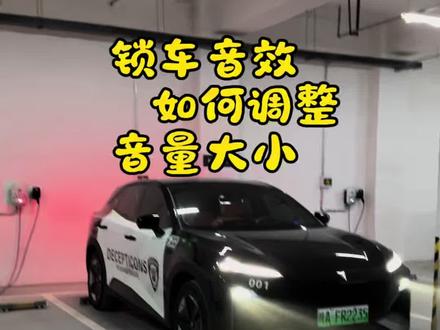 邪修之锁车音效音量调整#用车小技巧 #长安深蓝 #深蓝s07 #每天一个用车知识 #锁车音效
