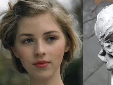 一节课学会美女头像制作过程!#雕塑教学#泥塑教学#雕刻塑像#人物雕刻 #雕塑 云艺校考也可以学