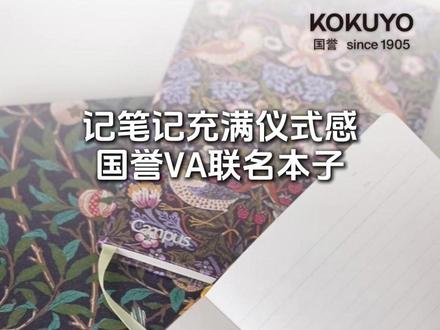 让记笔记也充满仪式感,国誉VA联名款硬面本 #国誉#文具#文具推荐#国誉文具#本子