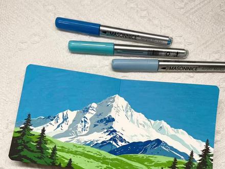 雪山~丙烯马克笔手绘
治愈风景画视频教程,附色号,一起来画吧~
笔:梅森尼斯丙烯马克笔
#画画 #梅森尼斯丙烯马克笔#马克笔测评 #马克笔推荐 #跟着抖音学画画