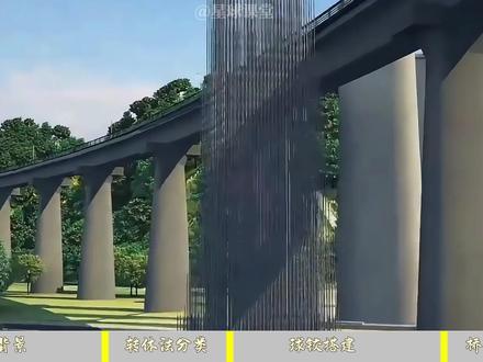 桥梁建设中平转和竖转的施工方法 #转体桥 #施工动画 #科普