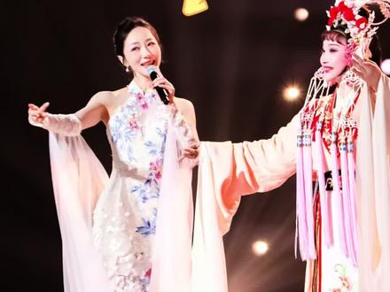 韩雪亮相海南春晚唱琼剧啦~ #演出现场拍摄 #神级live现场