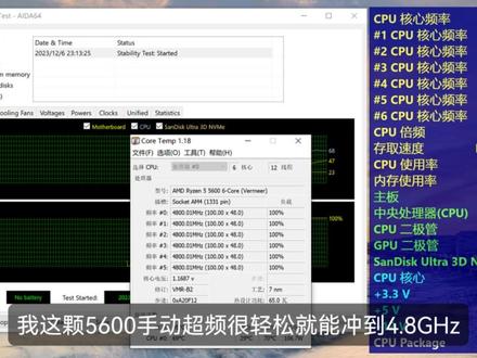 AMD神U性价比爆棚,轻松狂超4.8Ghz,堪称装机首选! 实际上AMD锐龙5600和英特尔12400F这两颗U的价格差距已经非常接近了,性能也几乎在伯仲之间,默频情况下12400F会略胜一筹,但是AMD这颗U胜在主板选择比较多,A320、B350、B450、B550等等,价格也很实惠,还有32M的三级缓存对游戏体验的提升还是比较明显的,不知道你们觉得5600算得上目前的性价比神U吗?
#CPU #电脑 #AMD #锐龙 #diy电脑