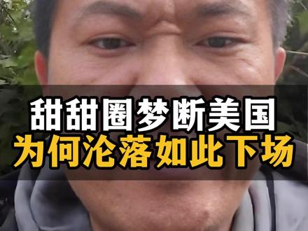 甜甜圈梦断美国,为何沦落如此下场 #润人