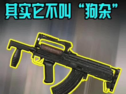 其实它不叫“狗杂”,我们竟然都叫错了?#和平精英武器装备画画 #和平精英 #和平精英武器模型