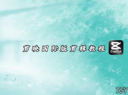 第二期教程来了 #剪辑教程 #剪映国际版 #capcut