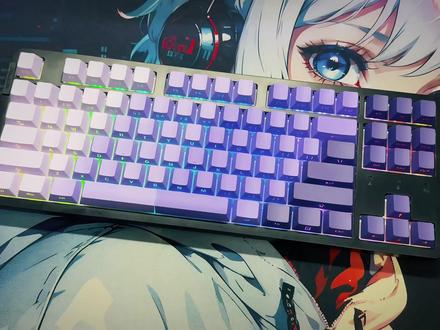 万轴皆可麻将,达尔优EK87PRO! #客制化键盘 #机械键盘 #游戏外设 #桌面改造