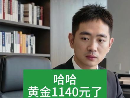 哈哈黄金1140元了 #黄金 #金价 卖飞了