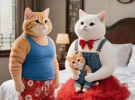 猫咪一家三口的搞笑日常调侃趣味多多!#搞笑视频 #超治愈的小猫 #猫咪日常 #萌宠#创作灵感