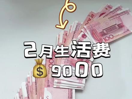 沉浸式分配|2月生活费💰9000 #沉浸式 #解压 #vlog日常 #生活费 #生活开销
