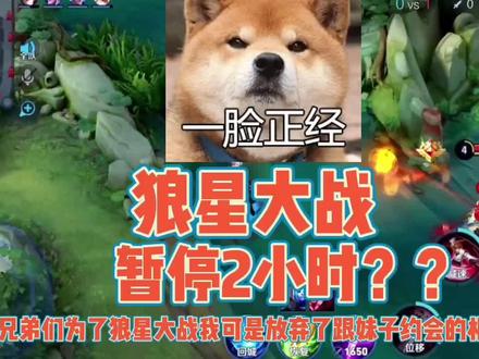 狼星大战被紧急叫停,官方给出解释,彻底无语#王者 #狼队 #eStar