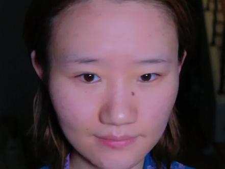普通女生换头!淡颜 秒变 浓颜 阴s冷脸萌妆!不戴美瞳也好看 #妆教 #妆容教程 #方圆脸 #新手化妆 #冷脸萌