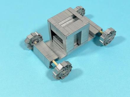 用订书钉居然可以制作可以跑的小车#动手动脑