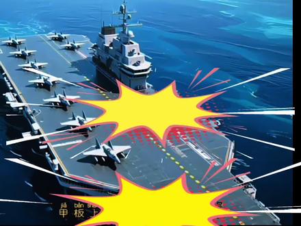 今天我们来画航母!#谁教的娃这么优秀😀