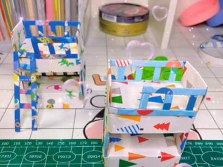 双人床教程来咯,艾特你笨笨舍友来折!超级简单有手就会#折纸教程 #手工diy #我的手工日常 #手工 #教程