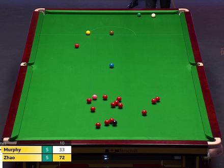 5-5决胜局!赵心童长台开路,防守殿后,墨菲:看我如何应对! #赵心童对阵墨菲