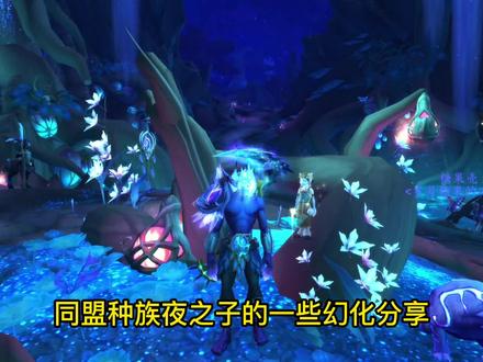 《WOW魔兽世界》夜之子幻化推荐纯洁精魂外套、符文看护者的伪装 #魔兽正式服 #魔兽世界 #魔兽幻化